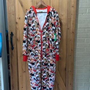 NEW Tipsy Elves Meowy Catmus Jumpsuit.  Size M